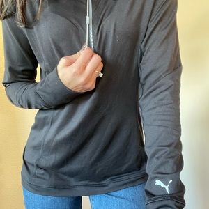 Black Puma Pullover
